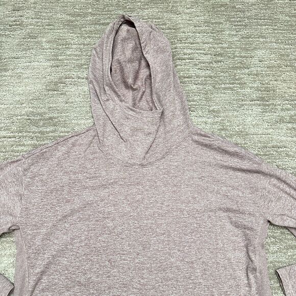 Athleta Shirt Womens M Purple Uptempo II Hoodie Sweatshirt Relaxed Lightweight - Picture 2 of 13